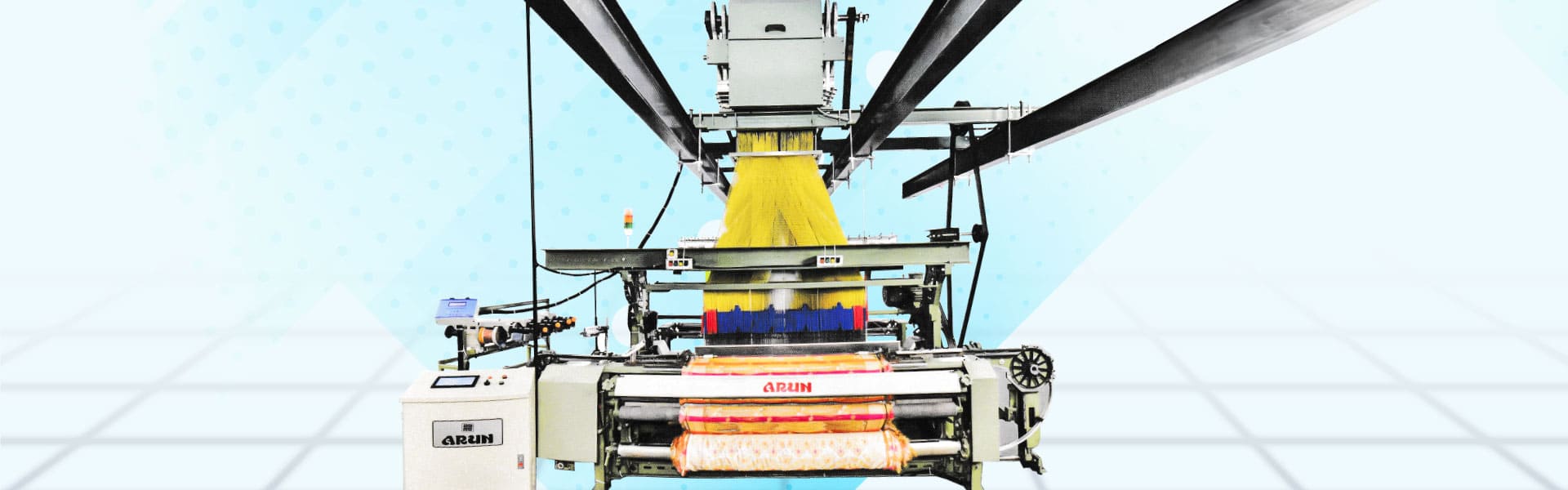 Flexible Rapier Loom by Arun Textile Engineers